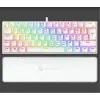 Gameagle GE2021 Helıos RGB Kablolu Tr Layout Mekanik Beyaz Oyuncu Klavyesi