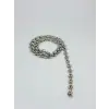 Rodyum Çelik Erkek Kolye 60 Cm - Ekl0052