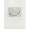 Geometrik Şekil Altılı Küpe - Kp00602