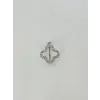 Rodyum Zirkon Taşlı Çelik Göbek Bar Uzunluğu : 13 Mm / Bar Kalınlığı 1.41 Mm /  - Pg0119