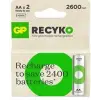 GP AA 2600 mAh Şarjlı Kalem Pil 2li Paket GP270AAHCEMTR-2GB