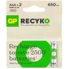 GP AAA 650 mAh Şarjlı İnce Kalem Pil 2li Paket GP65AAAHCHP-BU2