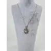 Güneş Figürlü Çelik Erkek Kolye - Ekl0079
