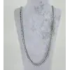 Rodyum Çelik Erkek Kolye 60 Cm - Ekl0038