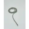 Rodyum Çelik Erkek Kolye 60 Cm - Ekl0038