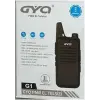 GYQ-QG1 PMR El Telsizi 10 Km Mesafeli Siyah Tekli Paket