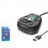 HADRON A068B USB Combo Hub Kart Okuyucu 8 Port Siyah (KDO)
