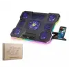 Hadron Dcxa21 Notebook Soğutucu 9-Fan + Telefon Standı 14-18 RGB Siyah