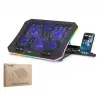 Hadron Dcxaa8 Notebook Soğutucu 6-Fan + Telefon Standı 14-18 RGB Siyah