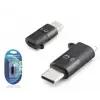 HADRON HDX1085 Type-C Lightning Kulaklık Mikrofon Ses Adaptörü Siyah (KDO)