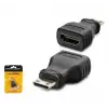 HADRON HDX1268 Mini HDMI to HDMI Adaptör 1080p Siyah (KDO)