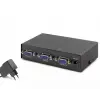 Hadron Hdx1277 2 Port Vga Splitter 200Mhz 1-In 2-Out Siyah