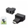 HADRON HDX1298 30M HDMI EXTENDER BY CAT5-6 SİYAH (KDO)