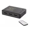 Hadron Hdx1308 3 port Hdmi Switch 3Giriş 1Çıkış 4K Kumandalı