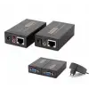 Hadron Hdx1318 100M Vga + Audio Extender 1920×1440 @ 60Hz  Siyah