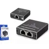 Hadron Hdx1347 100mt Network Splitter Gigabit Rj45 1000Mbps 1-In 2-Out Siyah
