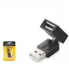 HADRON HDX1357 USB Dişi Mafsallı Adaptör - Siyah (KDO)