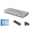 HADRON HDX1435 HDMI Video Wall Controller Kumandalı 4K 6 Ekran Gri (KDO)