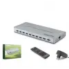 HADRON HDX1437 HDMI Multi Viewer Network Kontrollü Kumandalı 4K 30 Hz 9 Giriş 1 Çıkış Gri (KDO)