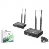 HADRON HDX1444 Kablosuz HDMI Görüntü Aktarım Seti Loop-Out IR 1080p 200 m Siyah (KDO)