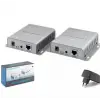 HADRON HDX1600 HDMI KVM Extender 4K 30 Hz 60 m - Gümüş (KDO)