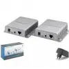 HADRON HDX1600 HDMI KVM Extender 4K 30 Hz 60 m - Gümüş (KDO)