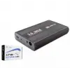 HADRON HDX1756 3.5 HDD KUTU USB3.0 METAL SATA SİYAH