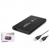 HADRON HDX1758 2.5 HDD KUTUSU USB2.0 METAL SATA SİYAH