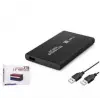 HADRON HDX1758 2.5 HDD KUTUSU USB2.0 METAL SATA SİYAH