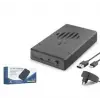 HADRON HDX1795 3.5 İnç SATA HDD Harici Disk Kutusu USB 3.0 Type-C - Siyah