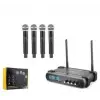 Hadron Hdx2792 Kablosuz 4-Mikrofon Vhf Siyah (KDO)