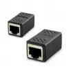 HADRON HDX5066 RJ45 Dişi - Dişi Uzatma Adaptörü - Siyah
