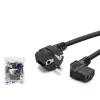 Hadron Hdx5555 1.8MT Power Kablo 42Pin 1Mm 500W L Tip  Siyah (KDO)