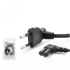 Hadron Hdx5574 Teyp Power Kablo 42Pin 1Mm 500W L Tip 1.5M Siyah