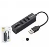 Hadron Hdx7009 Usb Hub Combo 3-Usb + Sd + Tf Siyah