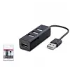 HADRON HDX7014 USB Hub 4 Port 480 Mbps Siyah