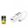 Hadron Hdx7015 Type-C Hub 4-Usb Beyaz (Telefon Uyumlu) (KDO)