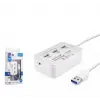 Hadron Hdx7028 Usb3.0 Hub Combo 3-Usb3.0 + Ms + Sd + M2 + Tf 20Cm Beyaz (KDO)