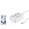 HADRON HDX7029 TYPE-C HUB COMBO 3-USB3.0 + MS + SD + M2 + TF 20CM 7IN1 BEYAZ