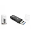 HADRON HDX7030 USB 3.0 Kart Okuyucu SD MicroSD 5 Gbps Siyah