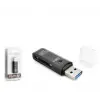 HADRON HDX7030 USB 3.0 Kart Okuyucu SD MicroSD 5 Gbps Siyah