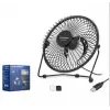 HADRON HDX7252 USB Metal Vantilatör 18 cm Siyah Beyaz (KDO)