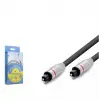 HADRON HDX7758 FIBER OPTICAL KABLO PVC 1.5M SİYAH (KDO)