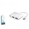 Hadron Hdx7764 Type-C Hdtv Combo Hdmi 4K 30Hz + Type-C + Usb3.0 3In1 Gri (KDO)
