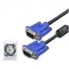 HADRON HDX7785 VGA Kablo OD 7.3 mm A Kalite 15 m - Siyah Mav