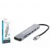Hadron Hdx7835 Type-C Hdtv Combo Hdmi 4K 30Hz 3-Usb3.0 + Sd + Tf 7In1 Gri (KDO)