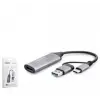 HADRON HDX7844 HDMI VIDEO CAPTURE TYPE-C+USB TO 4K 30HZ