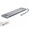 HADRON HDX7854 TYPE-C HDTV COMBO TYPE-C + HDMI 4K 30Hz + 4-USB3.0 + VGA + AUDIO +