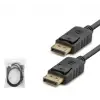 HADRON HDX7860 DisplayPort Görüntü Kablosu 8K 60 Hz 1.8 m Siyah (KDO)