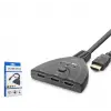 HADRON HDX7870 HDMI Switch 4K 60 Hz HDR 3 In 1 Out - Siyah